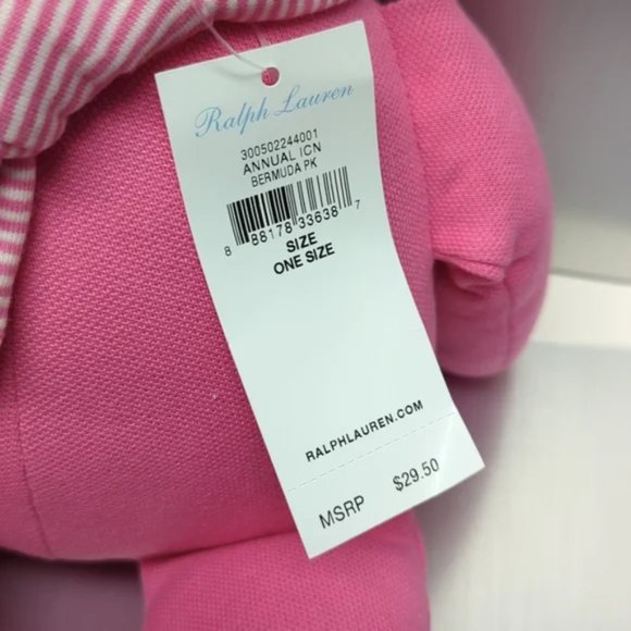 BNWT Ralph Lauren's Teddy Bear GREAT GIFT baby Stuffed Animal - Picture 6 of 6